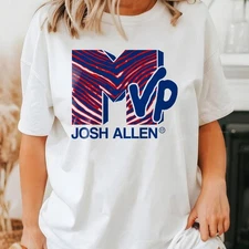 Josh Allen 17 MVP Tee, Football Game Day Shirts, Sports Fan T-Shirt