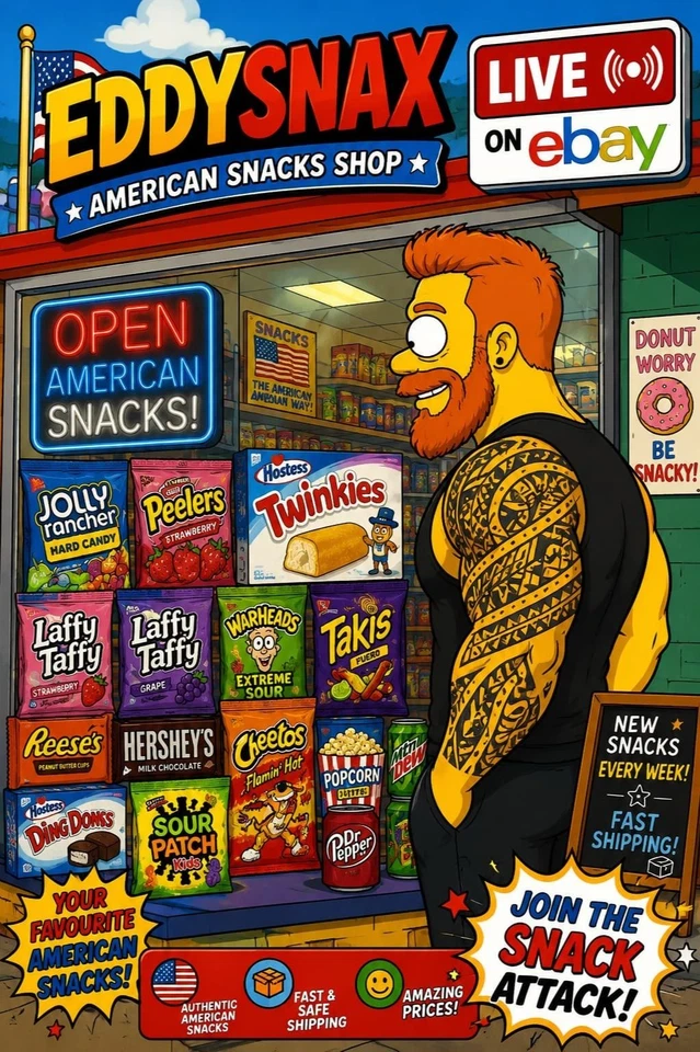🦅🇺🇸 Taste America One Snack at a Time! 🍫🍿 Twinkies - £2 starts !!