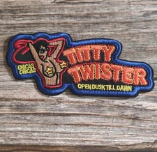 Titty Twister From Dusk Till Dawn Vampire Horror Movie Embroidered Iron on Patch