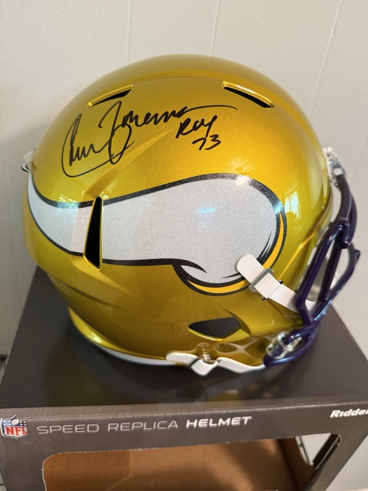 Minnesota Vikings Chuck Foreman Riddell Speed Full Size Helmet