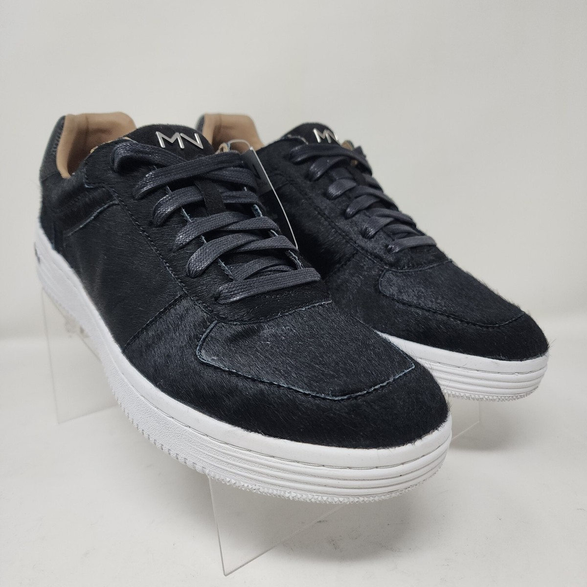 Mark Nason Black Leather Wingtip Derby Sneakers with White Sole Mark Nason By Skechers Shoes Mens 12 Oxford Wingtip Brown  main image 4