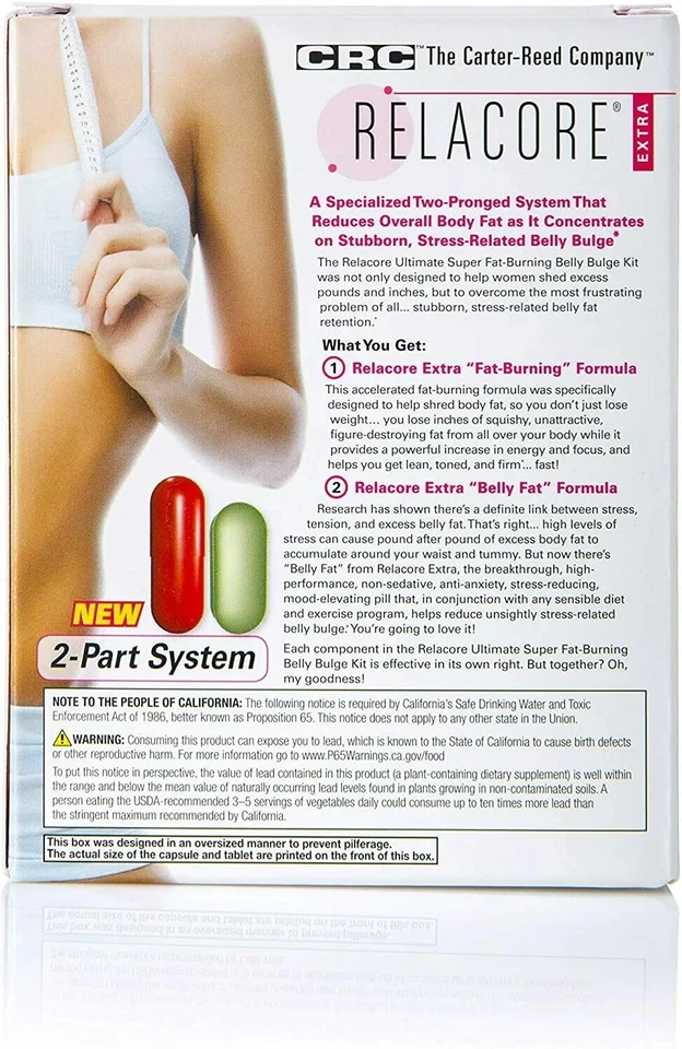 Relacore The Ultimate Super Fat Burning Belly Bulge Kit - 105 unidades (EXP 2026+) Foto 3 de 3