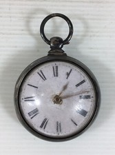 George IV Silver Pair Cased Verge Pocket Watch William Marriot Working