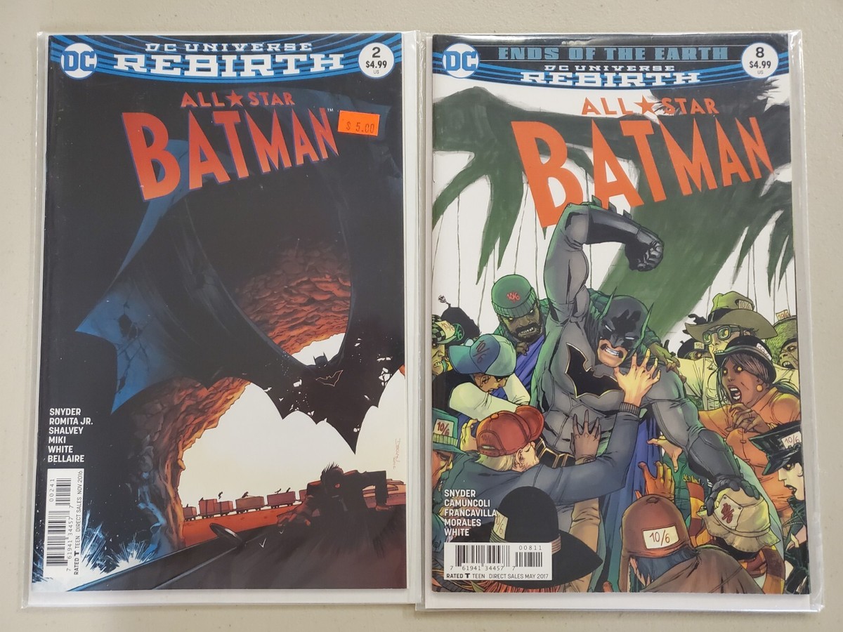 ALL-STAR BATMAN #2 DC UNIVERSE REBIRTH VF/NM Will Combine