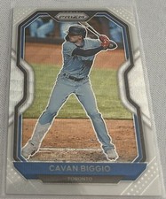 2021 Panini Prizm Baseball Cavan Biggio Toronto Blue Jays White Wave Prizm #155