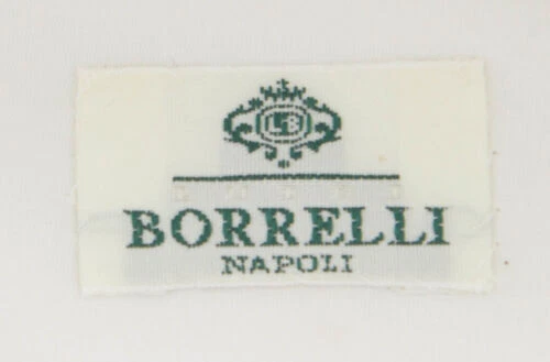 Camicia Bianca In Cotone Solido Luigi Borrelli - Slim - (YU) - Immagine 4 di 4