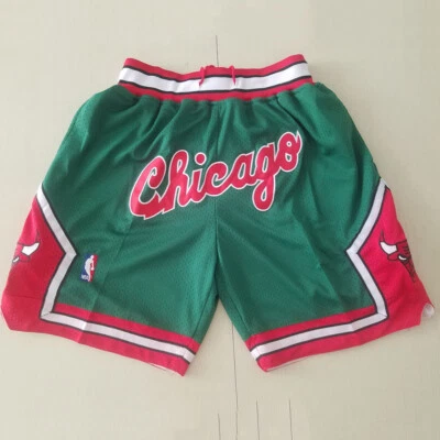 BASKETBALL-SHORTS Classic Chicago Bulls Basketball shorts Genähte Finals Größe S-2XL