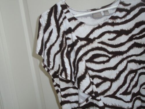 Chico's Rüschen Top Shirt Damen Gr. 1 Medium - Bild 2 von 7