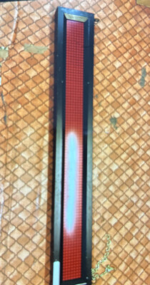 Vintage LED Scrollschild Ladenfront - ohne Kabel zum Einschalten