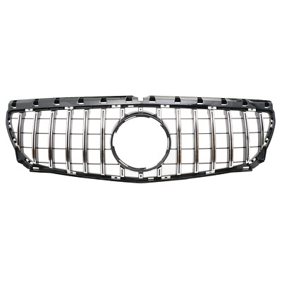 für Mercedes GT LOOK Grill B Klasse W246 W242 11-14 GLANZ CHROM Kühlergrill