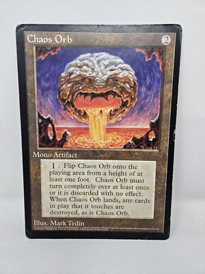 MTG Chaos Orb 6X9 1996 Oversized Promo Jumbo Heavily Played | eBay