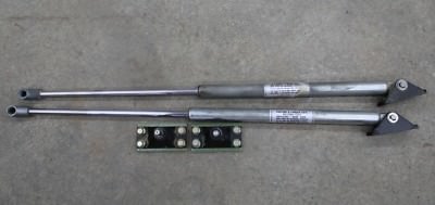 IDM IDIMATIC49 EDGE BANDER HOOD DOOR CYLINDER SUPPORT RODS PASTORE & LOMBARDI
