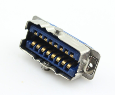 #ad #ad New Qty 1 NOS AMPHENOL 26 4403 16 Female Connector 16 Pin Barrier Polarization $16.89