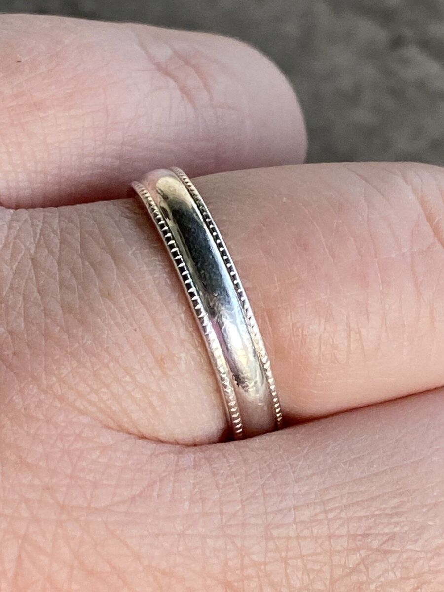 925 Sterling Silver Ring Mark WM Ster Band Wedding Vintage 925 Sterling Silver Ring Mark WM Ster Band Wedding Vintage