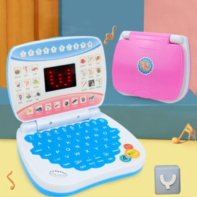 Englisch Lernen Klein Laptop Spielzeug für Kinder. Jungen und Mädchen Computer für Alphabet