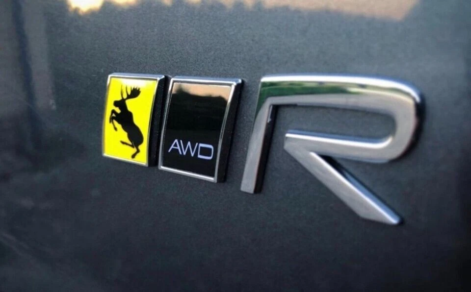 Volvo Elch Badge Emblem Logo "Prancing Moose" Chrom - Bild 2 von 2