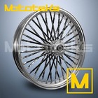 21X3.5 FAT SPOKE WHEEL 40 TWISTED STAINLESS FOR HARLEY TOURING BAGGER FRONT RIM