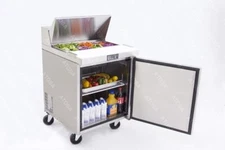Atosa MSF8301GR 27" 1 DOOR Sandwich Prep Refrigerator 8 of 1/6 pans on top