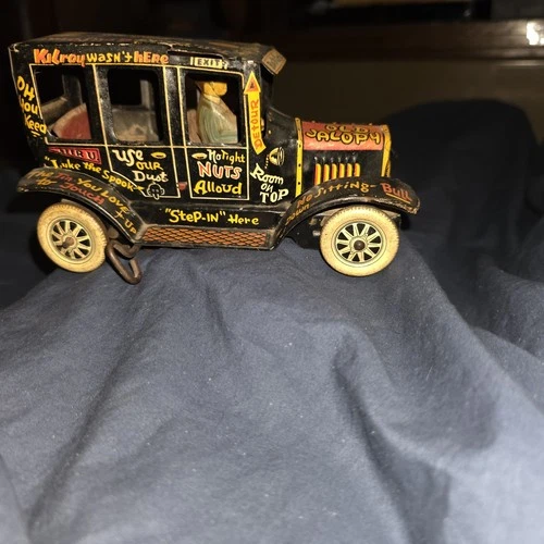 Marx Working 1940s Working Wind Up Jalopy Car Great Shape