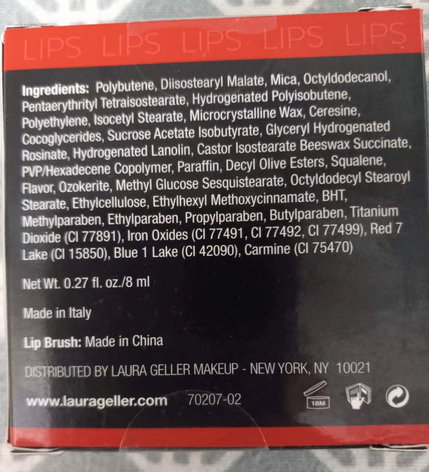 Laura Geller Dream Creams Lip Palette In Berry With Retractable Lip Brush Sealed - Image 3 of 4