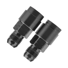 2Pcs Fuel Line EFI Rail Adapter AN6 to 5/16" & 3/8" Fittings Feed Return LS1