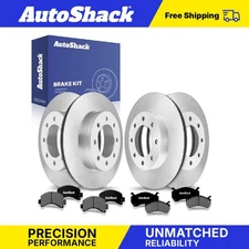 Front Rear Brake Rotors Premium Ceramic Pads for 2004-2005 GMC Savana 2500