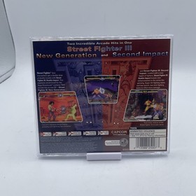 Street Fighter III: Double Impact (Sega Dreamcast, 2000) Free Shipping Tested