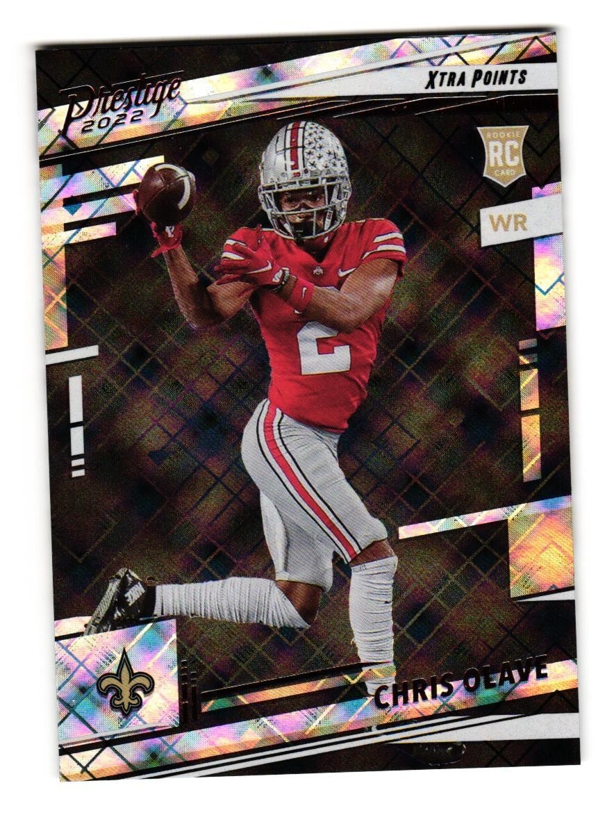 2022 Panini Prestige Xtra Points Astral #310 Chris Olave Ohio State Buckeyes