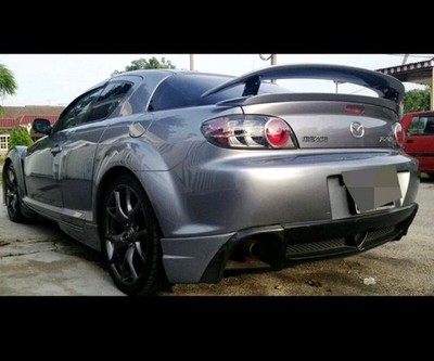 Fiber Glass Primer Rear Wing Mazda RX-8 RX8 04-2011 Ships From USA