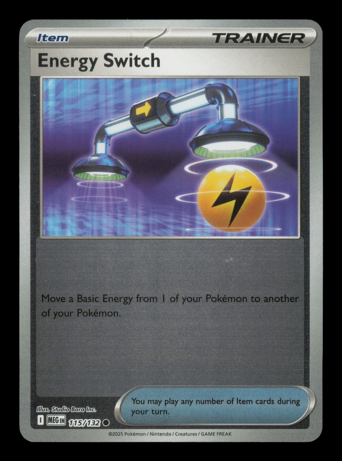 Energy Switch Common ME01: Mega Evolution 115/132 Reverse Holo NM