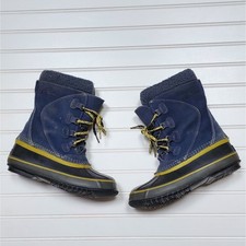 L.L. Bean Kids Blue Suede Winter PAC Snow Boots