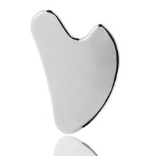 Beauty Tools Stainless Steel Heart Shaped Gua Sha Board Facial Massage and Re...