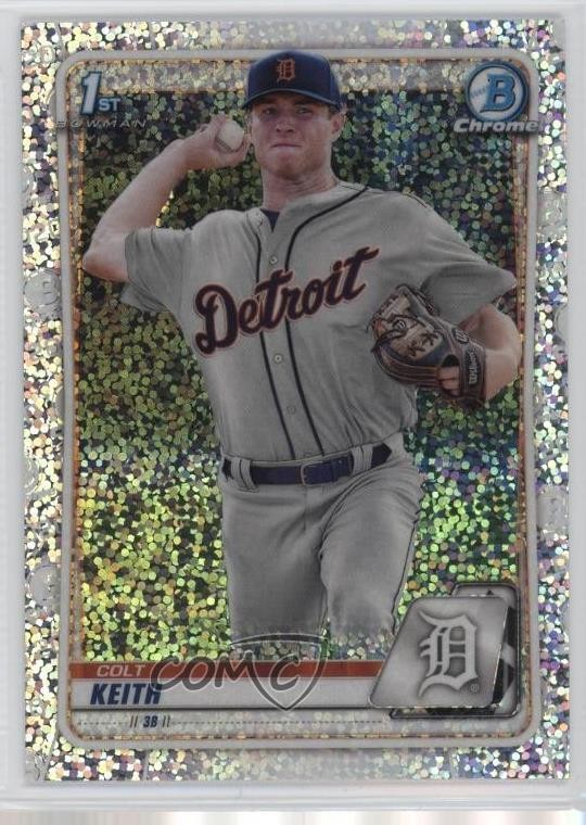 2020 Bowman Draft Chrome Sparkle Refractor Colt Keith #BD-54 1g1q