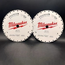 NEW Lot of 2 Milwaukee 48-41-0720 7-1/4" 24-Tooth Framing Circular Saw Blades