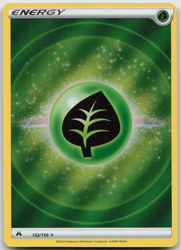 Grass Energy 152/159 Ultra Rare Crown Zenith Pokemon TCG Holo NM