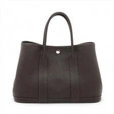 Hermès Garden Party 30 TPM Negonda Ebène Silver Metal Fittings Y: 2020