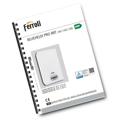 FERROLI - BLUEHELIX PRO RRT 18S 24S 30S - USER INSTALLATION SERVICE INSTRUCTIONS