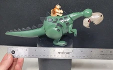 VTG 1960s Fred Flintstone on Dino 12" Long WORK ROCK QUARRY Plastic Model Figure