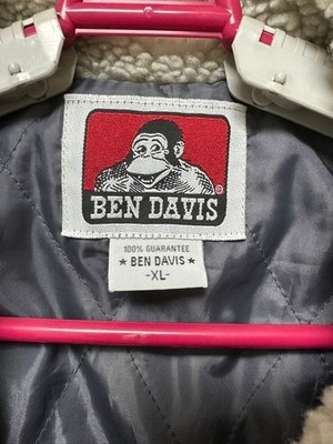 BEN DAVIS Corduroy Boa WINTER TRAIL Jacket size XL color Black
