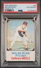 1975 Hostess Baseball Card NOLAN RYAN Hand Cut #58 Angels PSA Authentic