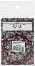 ChiaoGoo TWIST Red Lace Interchangeable Cables 22"-Small