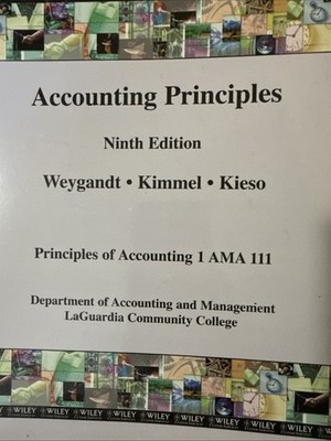 Accounting Principles, 9th Edition Binder Ready Version by Jerry J. Weygandt