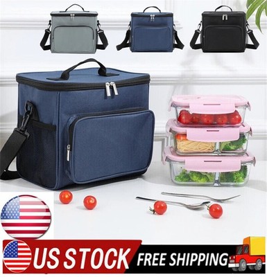 Insulated Lunch Bag Box for Women Kids Thermos Cooler Hot Cold