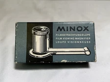 1960s Antique Minox Film Viewing Magnifier Loupe Visionneuse Made In Germany