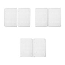 6 PCS  Mounting Plate for Junction Box Enclosure Back, 8.3 X 5.9 in