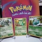 Bulbasaur lot of 3 vintage mid era pokemon cards