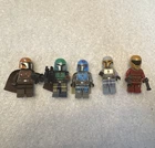 LEGO Star Wars The Mandalorian Mandalorian Minifigure Lot of 5 Plastic 5+