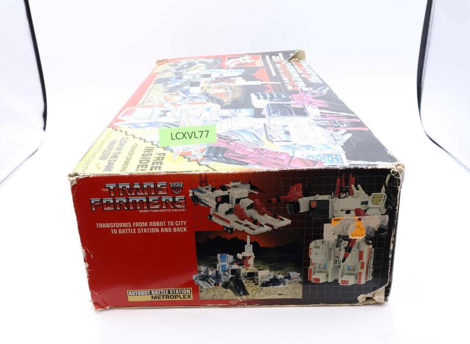 Metroplex Box Metroplex W/BOX & INSERT 100% Complete 1985 Vintage G1 Transformers ...