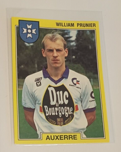 Image Sticker Vignette Cromo n°18 Pascal VAHIRUA Auxerre FOOT 92 PANINI