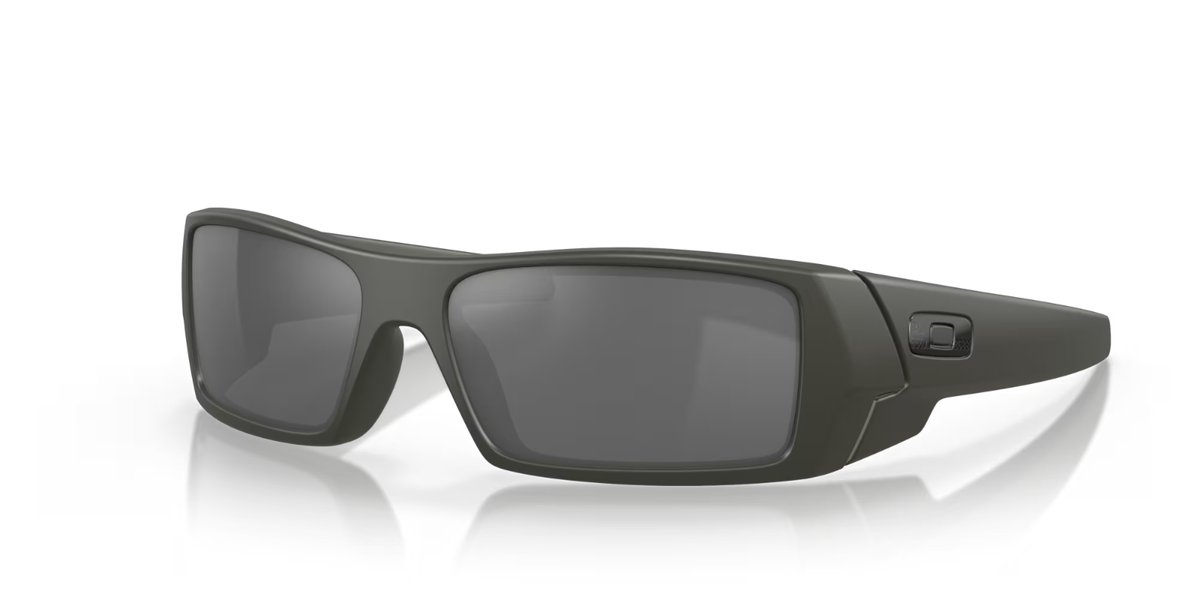 Oakley Gascan Sunglasses 53-111 Mil Spec Green Frame W/ Black